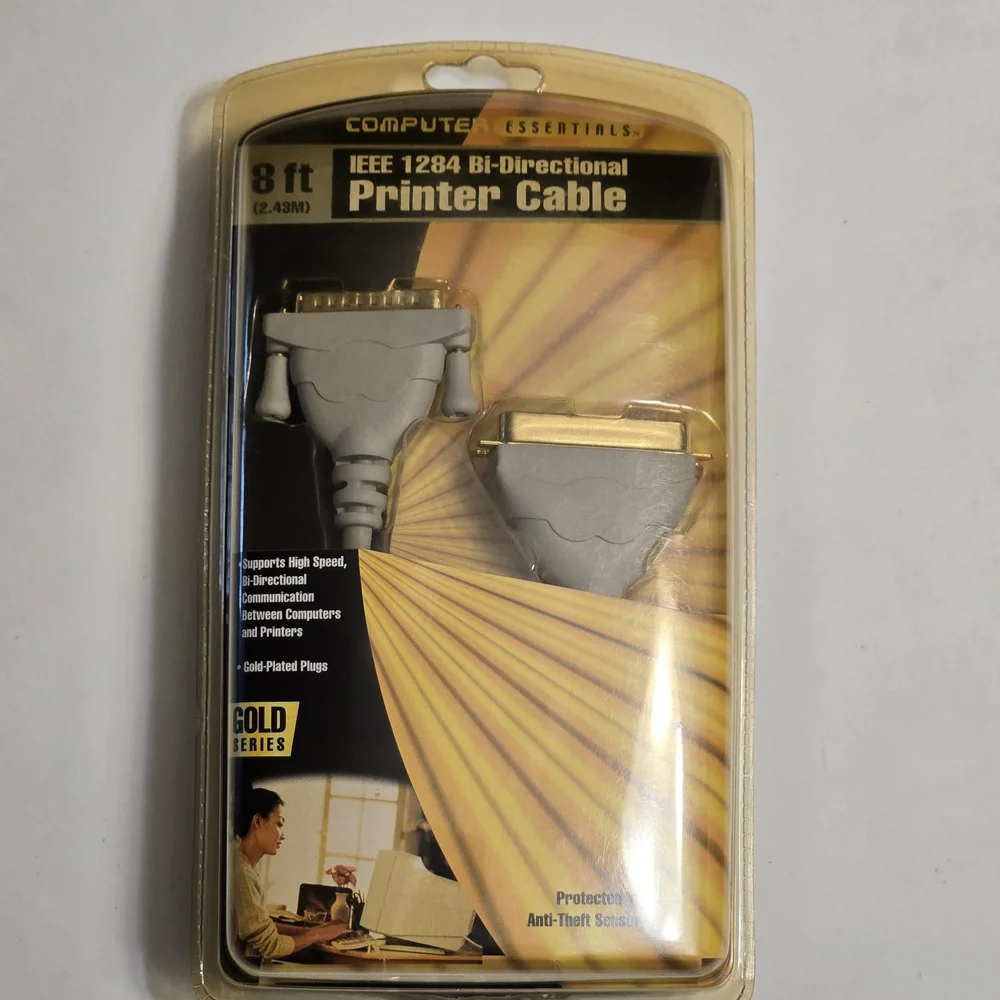 Computer Essentials 8 ft IEEE 1284 Printer Cable